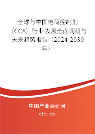 全球與中國電荷控制劑（CCA）行業發展全面調研與未來趨勢報告（2024-2030年）