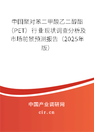 中國聚對苯二甲酸乙二醇酯（PET）行業(yè)現(xiàn)狀調(diào)查分析及市場前景預(yù)測報告（2025年版）