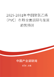 2025-2031年中國聚氯乙烯（PVC）市場全面調研與發展趨勢預測