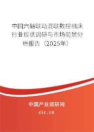 中國六軸聯動混聯數控機床行業現狀調研與市場前景分析報告（2025年）