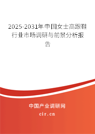 2025-2031年中國女士高跟鞋行業市場調研與前景分析報告
