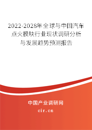 2022-2028年全球與中國汽車點火模塊行業現狀調研分析與發展趨勢預測報告
