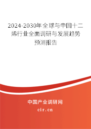 2024-2030年全球與中國十二烯行業全面調研與發展趨勢預測報告