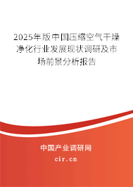 2025年版中國壓縮空氣干燥凈化行業發展現狀調研及市場前景分析報告