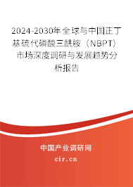 2024-2030年全球與中國正丁基硫代磷酸三酰胺（NBPT）市場深度調(diào)研與發(fā)展趨勢分析報告