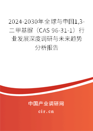 2024-2030年全球與中國1,3-二甲基脲（CAS 96-31-1）行業發展深度調研與未來趨勢分析報告
