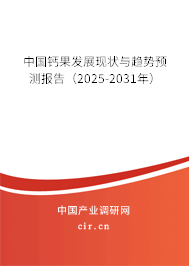 中國鈣果發展現狀與趨勢預測報告（2025-2031年）