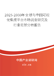 2025-2030年全球與中國可視化集成平臺市場調查研究及行業前景分析報告