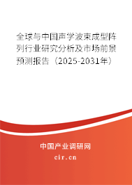 全球與中國聲學波束成型陣列行業研究分析及市場前景預測報告（2025-2031年）