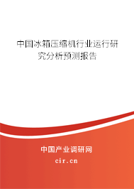 中國冰箱壓縮機行業運行研究分析預測報告