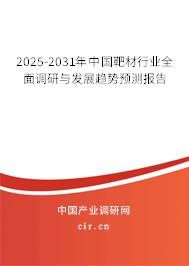2025-2031年中國靶材行業全面調研與發展趨勢預測報告