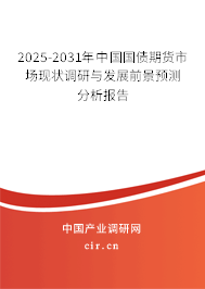 2025-2031年中國國債期貨市場現(xiàn)狀調(diào)研與發(fā)展前景預測分析報告