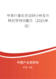 甲苯行業現狀調研分析及市場前景預測報告（2025年版）