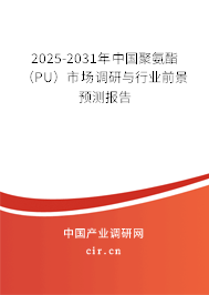 2025-2031年中國聚氨酯（PU）市場調研與行業前景預測報告