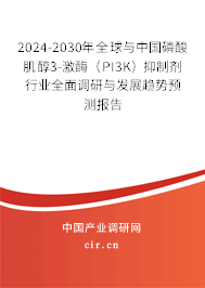 2024-2030年全球與中國磷酸肌醇3-激酶（PI3K）抑制劑行業全面調研與發展趨勢預測報告