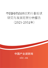 中國網絡自制綜藝行業現狀研究與發展前景分析報告（2025-2031年）