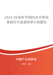 2023-2029年中國內衣市場調查研究與發展前景分析報告