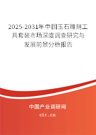 2025-2031年中國玉石雕刻工具套裝市場深度調查研究與發展前景分析報告