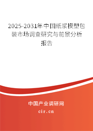 2024-2030年中國紙漿模塑包裝市場調查研究與前景分析報告