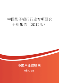 中國影子銀行行業專項研究分析報告（2012版）
