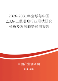 2026-2031年全球與中國2,3,6-三氯吡啶行業現狀研究分析及發展趨勢預測報告