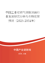 中國工業可燃氣體探測器行業發展研究分析與市場前景預測（2025-2031年）