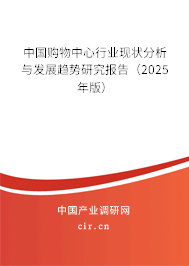 中國購物中心行業現狀分析與發展趨勢研究報告（2025年版）