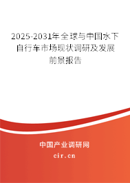 2025-2031年全球與中國水下自行車市場(chǎng)現(xiàn)狀調(diào)研及發(fā)展前景報(bào)告