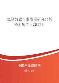 焦磷酸鎂行業發展研究分析預測報告（2012）