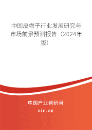 中國皮帽子行業發展研究與市場前景預測報告（2023年版）