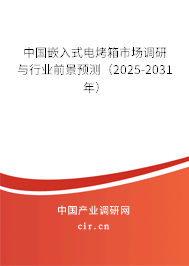 中國嵌入式電烤箱市場調研與行業(yè)前景預測（2025-2031年）