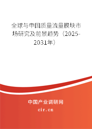全球與中國質量流量模塊市場研究及前景趨勢（2025-2031年）