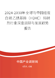 2024-2030年全球與中國組蛋白脫乙酰基酶（HDAC）抑制劑行業深度調研與發展趨勢報告