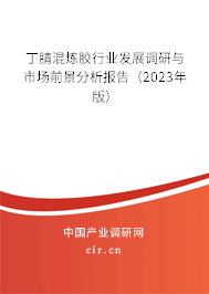 丁腈混煉膠行業發展調研與市場前景分析報告（2023年版）