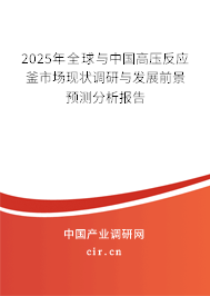 2025年全球與中國高壓反應釜市場現狀調研與發展前景預測分析報告