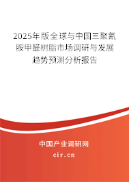 2025年版全球與中國(guó)三聚氰胺甲醛樹脂市場(chǎng)調(diào)研與發(fā)展趨勢(shì)預(yù)測(cè)分析報(bào)告