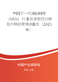 中國下一代通信網絡（NGN）行業現狀研究分析及市場前景預測報告（2025年）