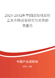 2025-2031年中國虛擬機監控工具市場調查研究與前景趨勢報告