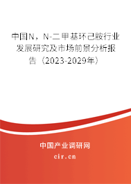中國N，N-二甲基環己胺行業發展研究及市場前景分析報告（2023-2029年）