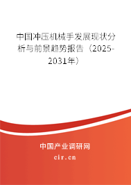 中國沖壓機(jī)械手發(fā)展現(xiàn)狀分析與前景趨勢報(bào)告（2025-2031年）