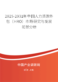 2025-2031年中國人力資源外包（HRO）市場研究與發展前景分析