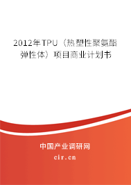 2012年TPU（熱塑性聚氨酯彈性體）項目商業計劃書