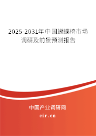 2025-2031年中國蝴蝶椅市場調研及前景預測報告