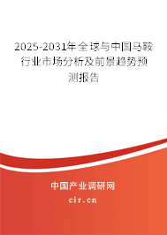 2025-2031年全球與中國馬鞍行業市場分析及前景趨勢預測報告