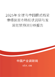 2025年全球與中國模式橋梁伸縮裝置市場現狀調研與發展前景預測分析報告