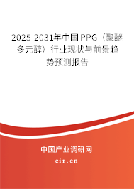 2025-2031年中國PPG（聚醚多元醇）行業現狀與前景趨勢預測報告