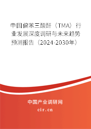 中國偏苯三酸酐（TMA）行業發展深度調研與未來趨勢預測報告（2024-2030年）