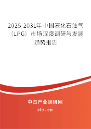 2025-2031年中國液化石油氣（LPG）市場深度調研與發展趨勢報告