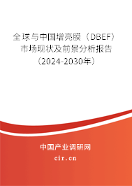 全球與中國增亮膜（DBEF）市場現狀及前景分析報告（2024-2030年）