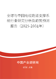 全球與中國電纜跑道支撐系統行業研究分析及趨勢預測報告（2025-2031年）